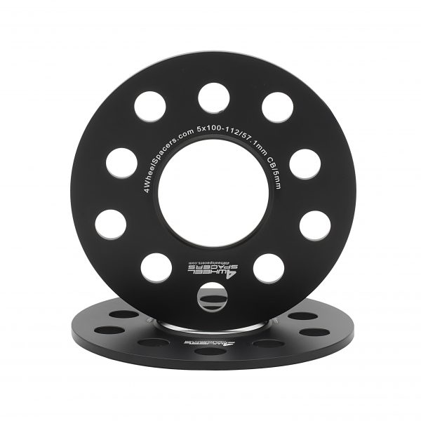 Killer Offset Wheel Spacers 15mm Or 20mm For Audi VW – 5x100 5x112 57.1mm CB – 4 Spacers + 20 Bolts
