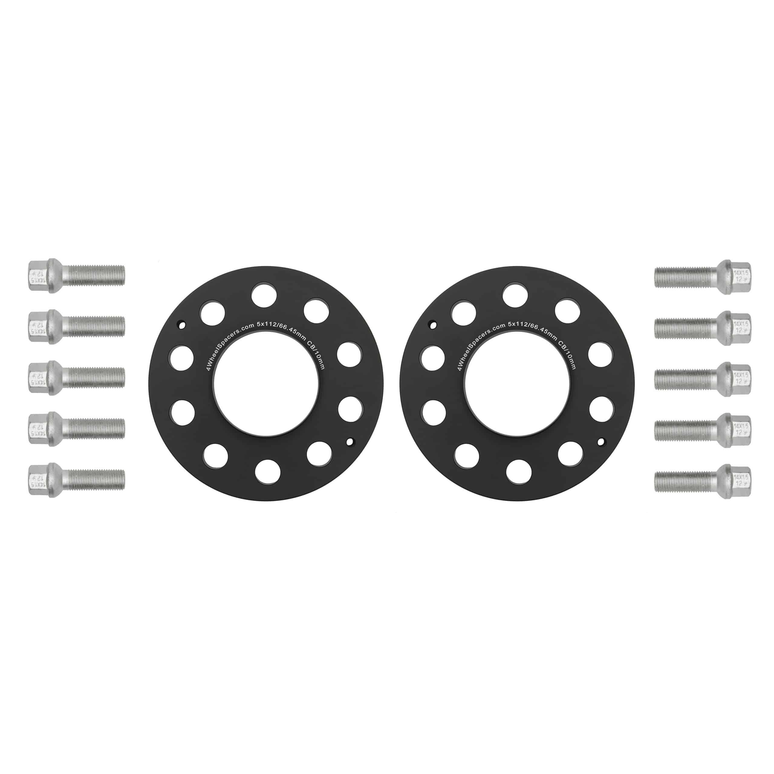 Mercedes-Benz 10mm Hub-Centric Wheel Spacers With Ball Seat Bolt Kit, 4WheelSpacers.com