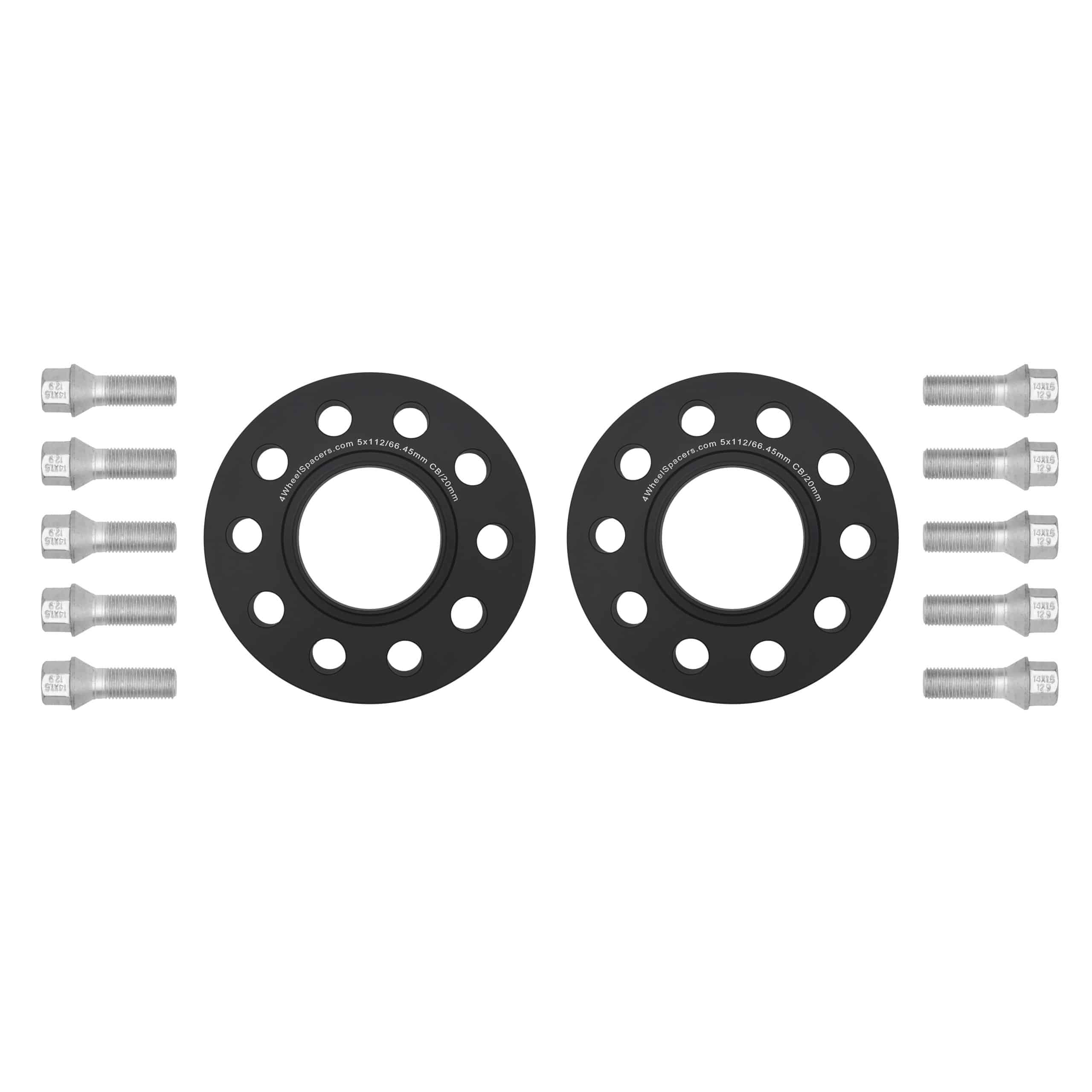 Mercedes-Benz 20mm Hub-Centric Wheel Spacers With Ball Seat Bolt Kit