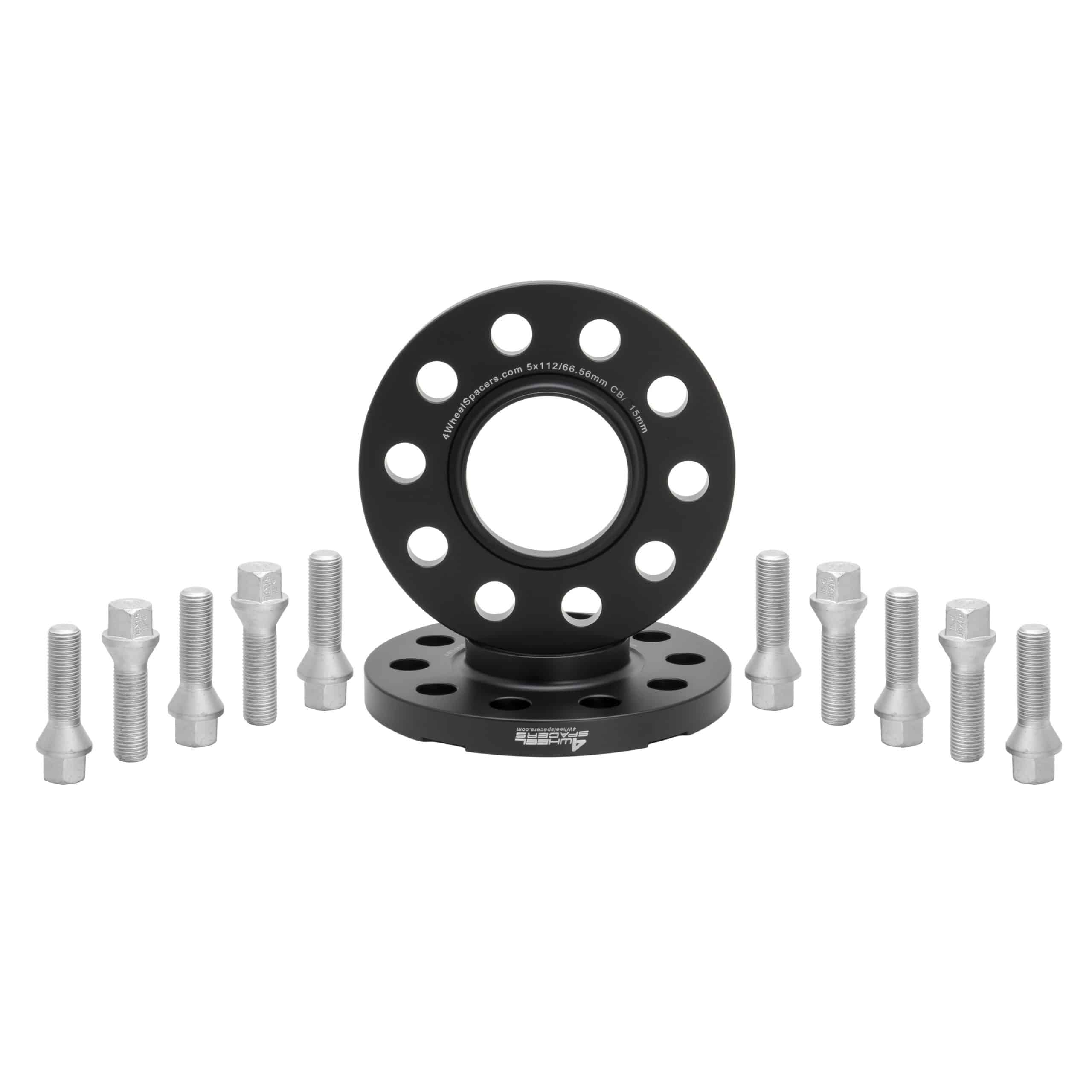 Wheel Spacers 15mm 5x112 57.1 2 OE Bolts For VW Transporter T4 90-04 