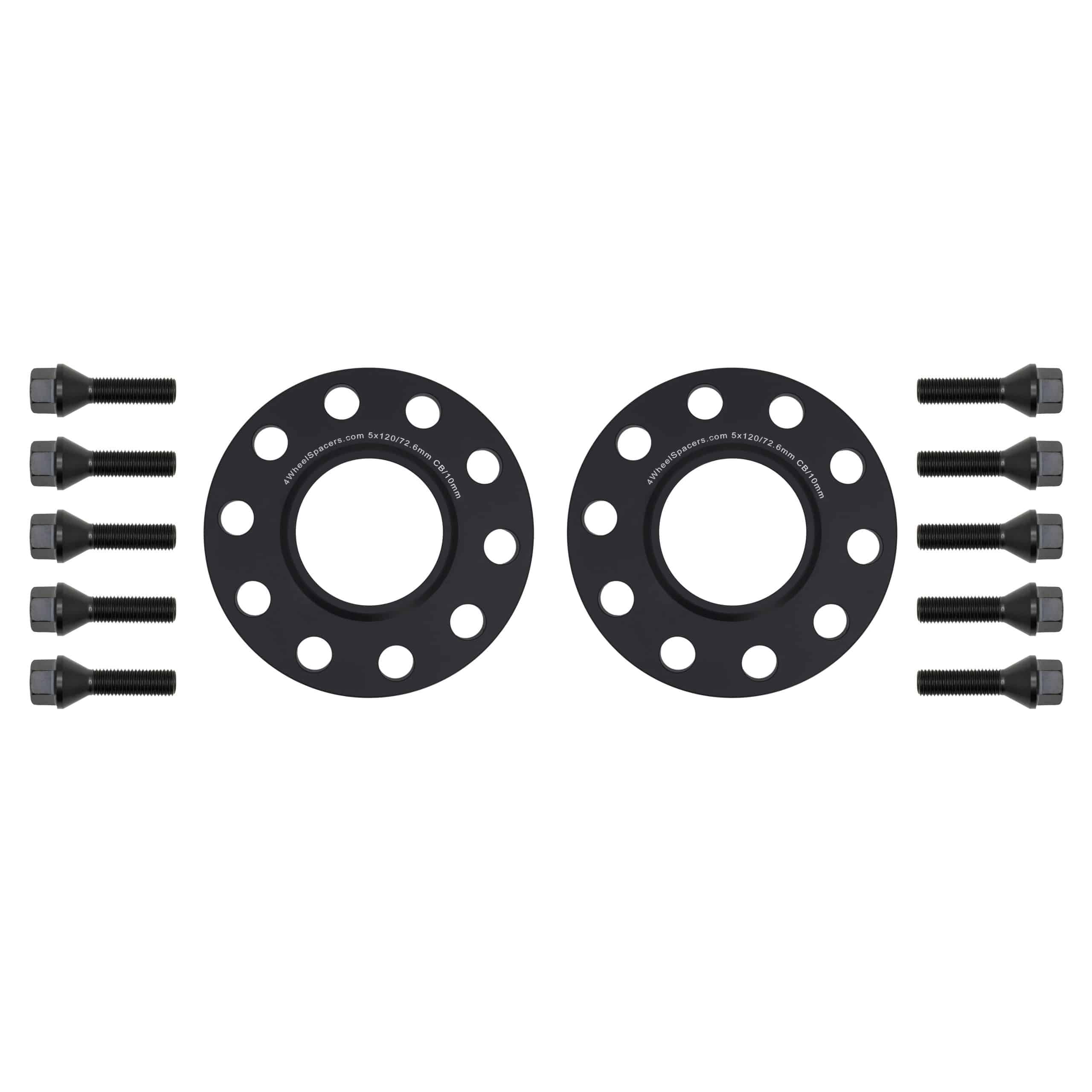 BMW 10mm Hub-Centric Wheel Spacers and Bolt Kit, 4WheelSpacers.com