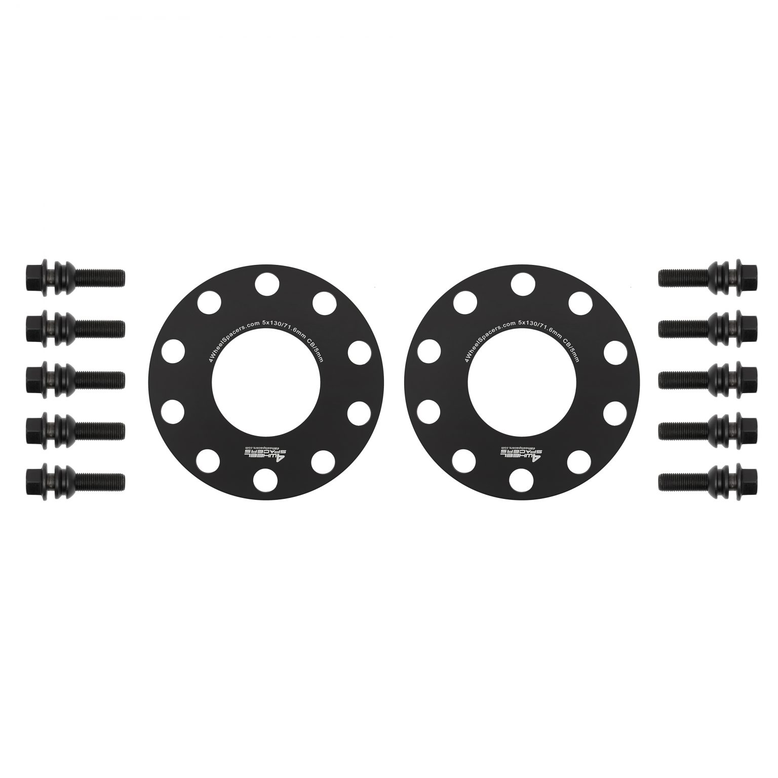5mm Porsche Wheels Spacers with Bolt Kit 4WheelSpacers
