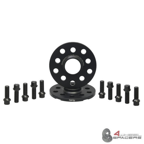 Volkswagen 10mm Hub-Centric Wheel Spacers With Ball Seat Bolt Kit