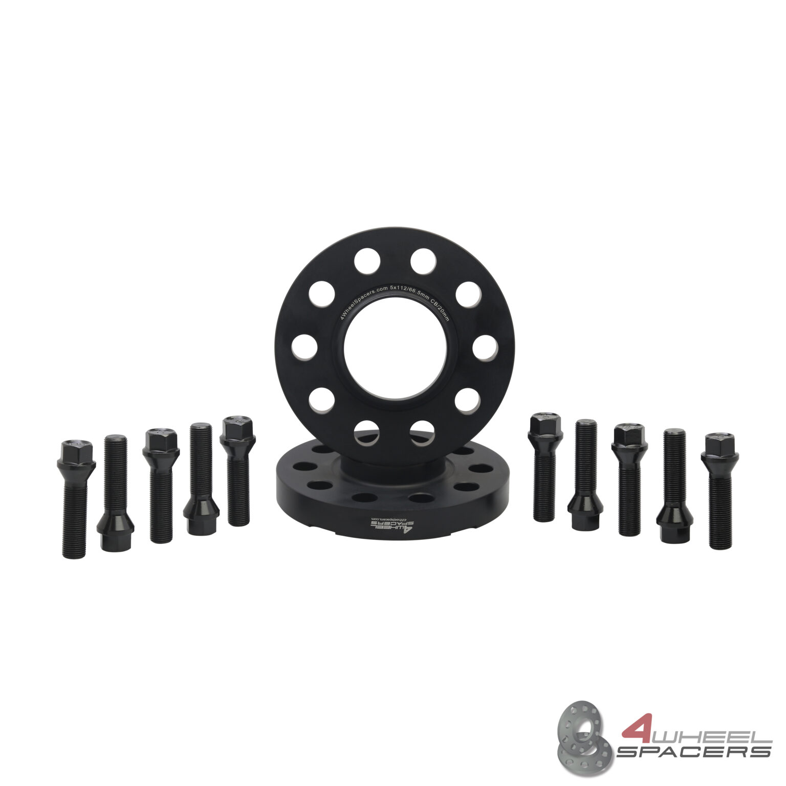 BMW 20mm 5x112 HubCentric Wheel Spacers and Bolt Kit Hub Centric Wheel Spacers for BMW, Audi