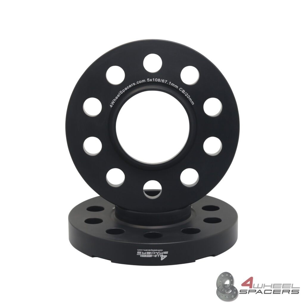 Ferrari 20mm 5x108 HubCentric Wheel Spacers and Bolt Kit Hub Centric
