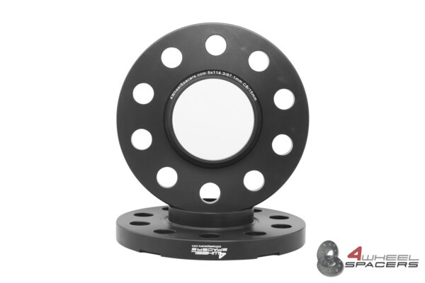 thumbnail image 2 of BMW Hub Centric Wheel Spacer Kit – 15mm 4x100 – 57.1 Bore – Forged 6061 T6 – 4 Spacers + 16 Bolts 2 of 4