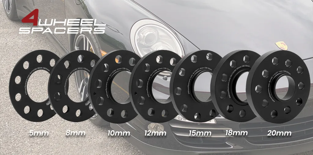 4WheelSpacers spacer sizes from 5mm to 20mm